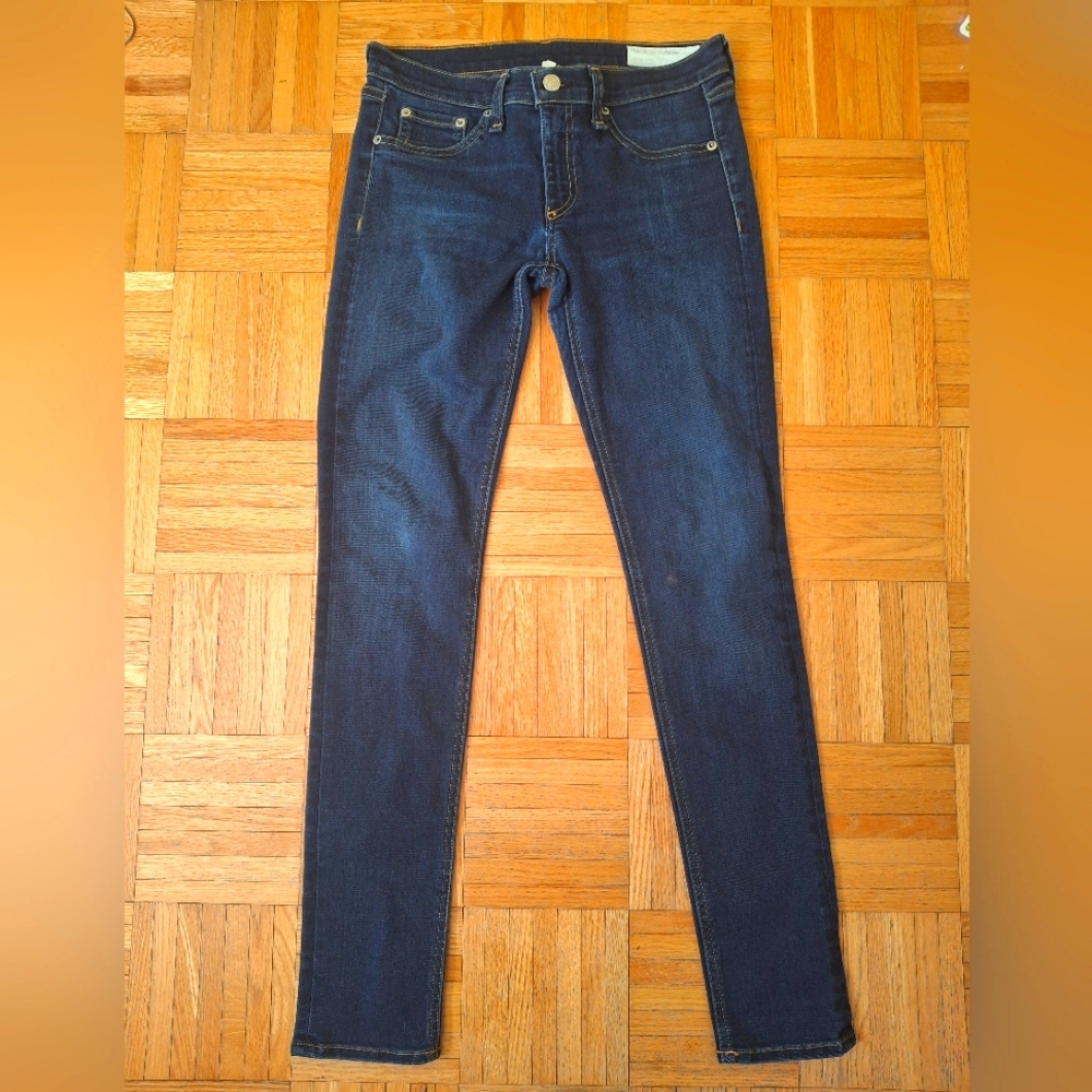 Rag & Bone Size 28 Dark Wash Skinny